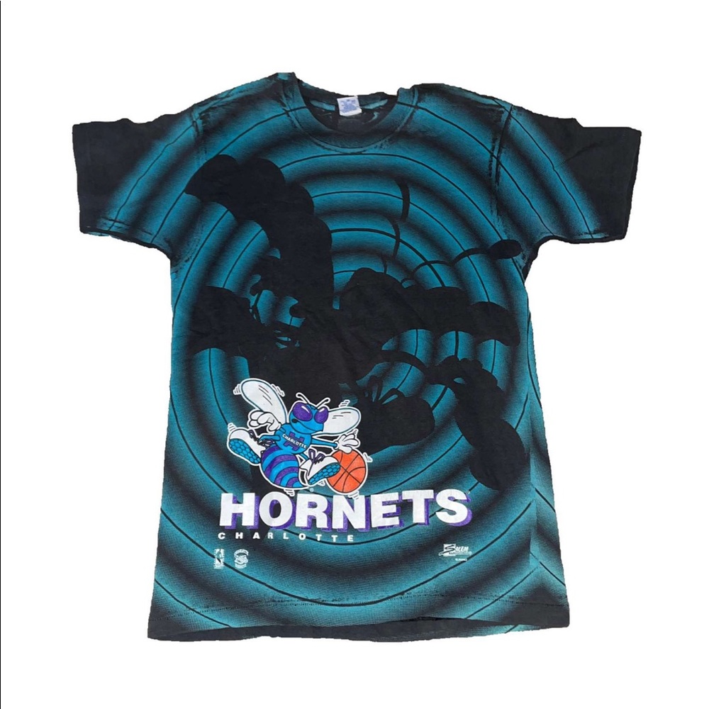 RARE 90s Charlotte Hornets Shirt